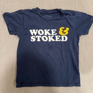 Playful kids T-shirt. By LA brand tiny whales.